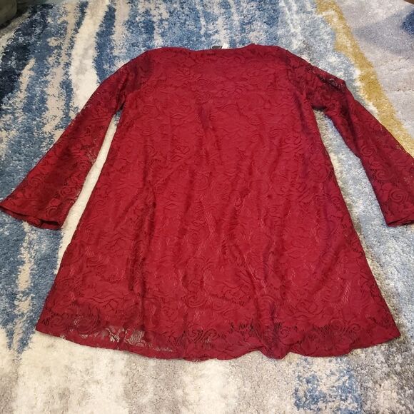 Pink Blush Lace Maternity Dress NWT Medium - Picture 6 of 8